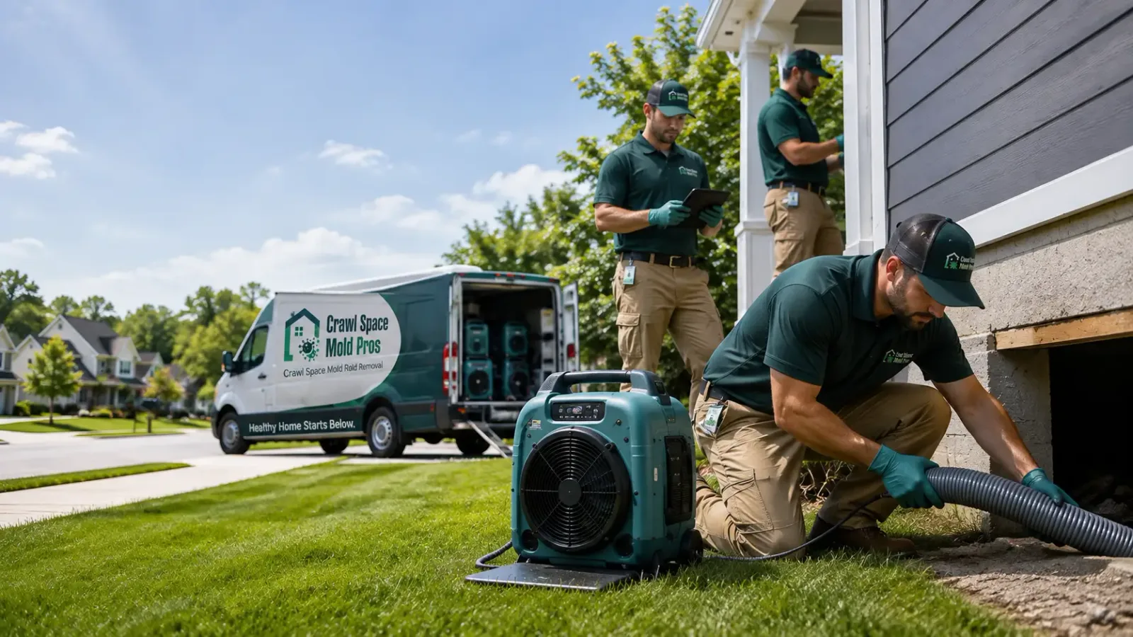 Crawl Space Mold Removal in Lawton, ND